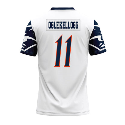 UTSA - NCAA Football : Tykee Ogle-Kellogg - White Premium Football Jersey