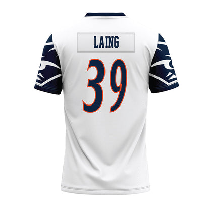 UTSA - NCAA Football : Ethan Laing - White Premium Football Jersey