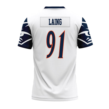 UTSA - NCAA Football : Ethan Laing - White Premium Football Jersey