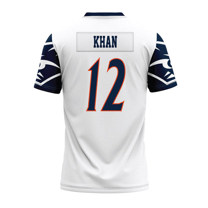 UTSA - NCAA Football : Alpha Khan - White Premium Football Jersey