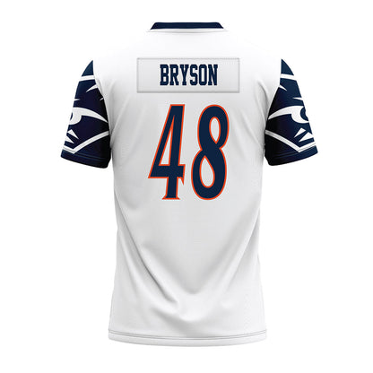 UTSA - NCAA Football : Christopher Bryson - White Premium Football Jersey