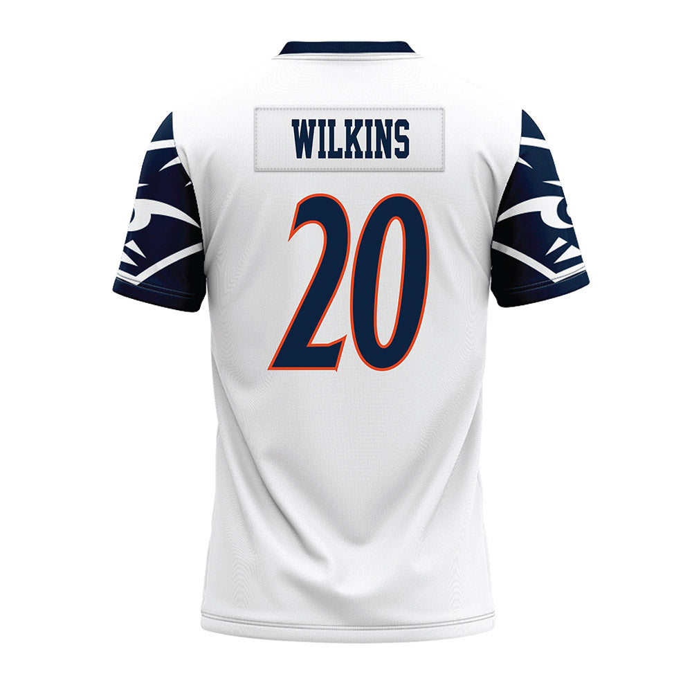 UTSA - NCAA Football : Cameron Wilkins - White Premium Football Jersey