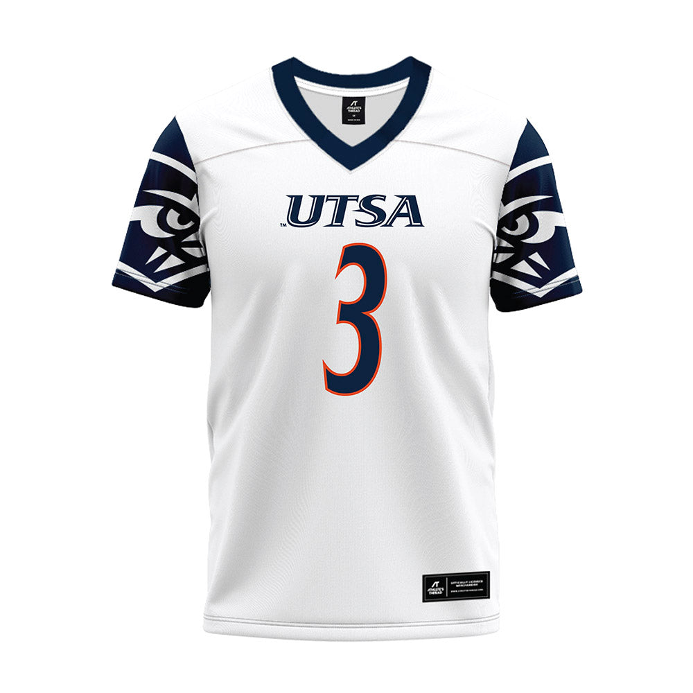 UTSA - NCAA Football : Devin McCuin - White Premium Football Jersey