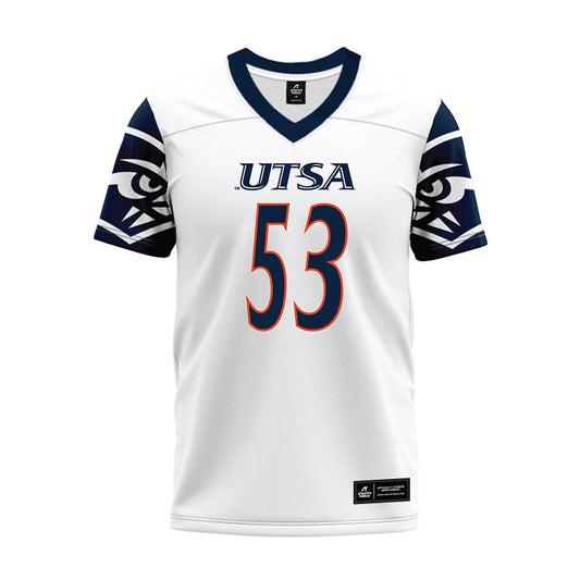UTSA - NCAA Football : Darrius Govan - White Premium Football Jersey