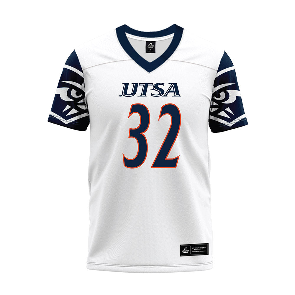 UTSA - NCAA Football : trevon hogan - White Premium Football Jersey-0