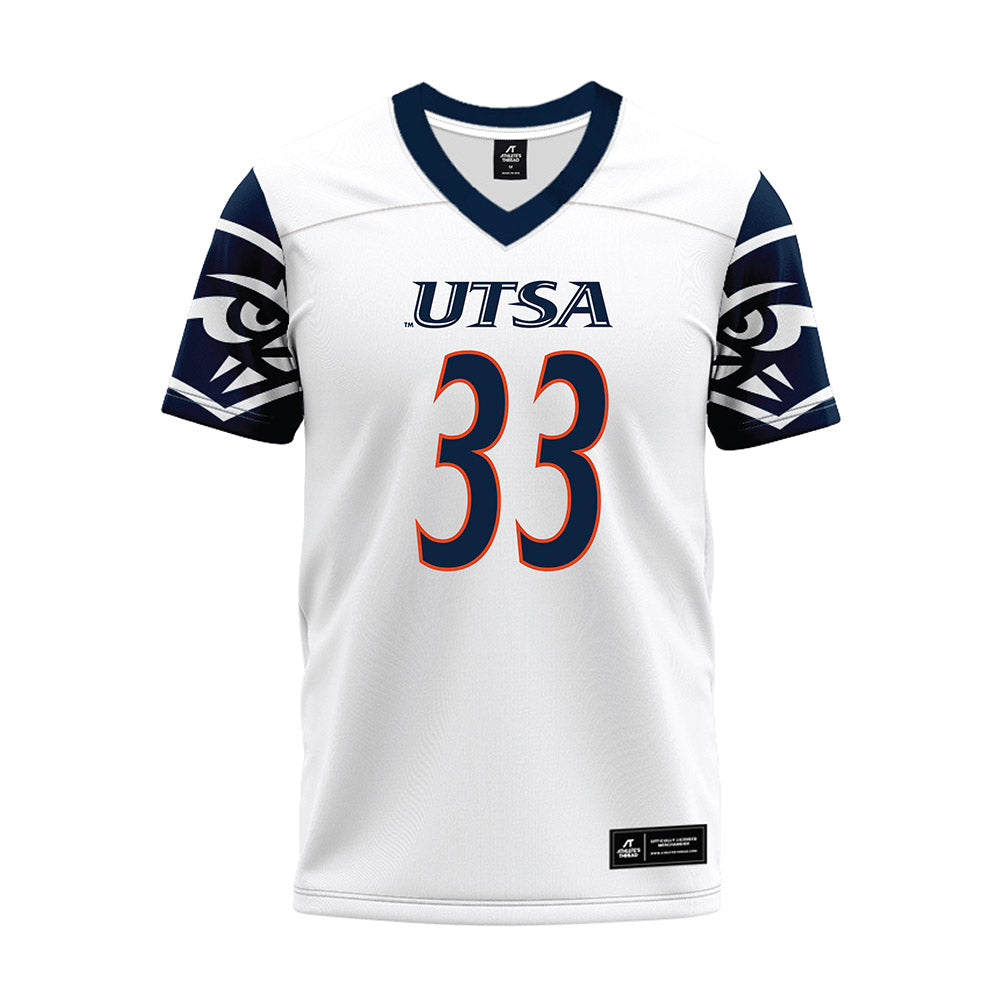 UTSA - NCAA Football : Camron Cooper - White Premium Football Jersey