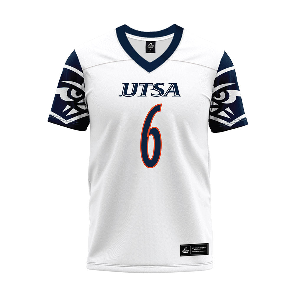 UTSA - NCAA Football : Robert Henry - White Premium Football Jersey