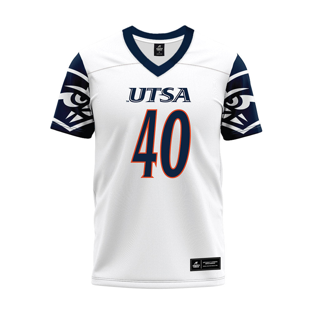 UTSA - NCAA Football : Jimmori Robinson - White Premium Football Jersey
