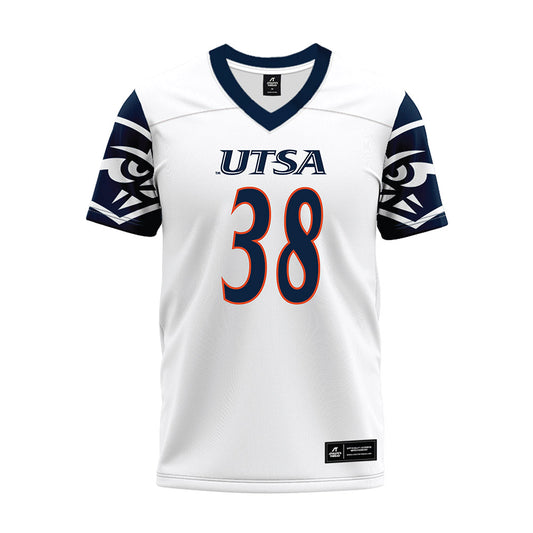 UTSA - NCAA Football : Quinton Cage - White Premium Football Jersey