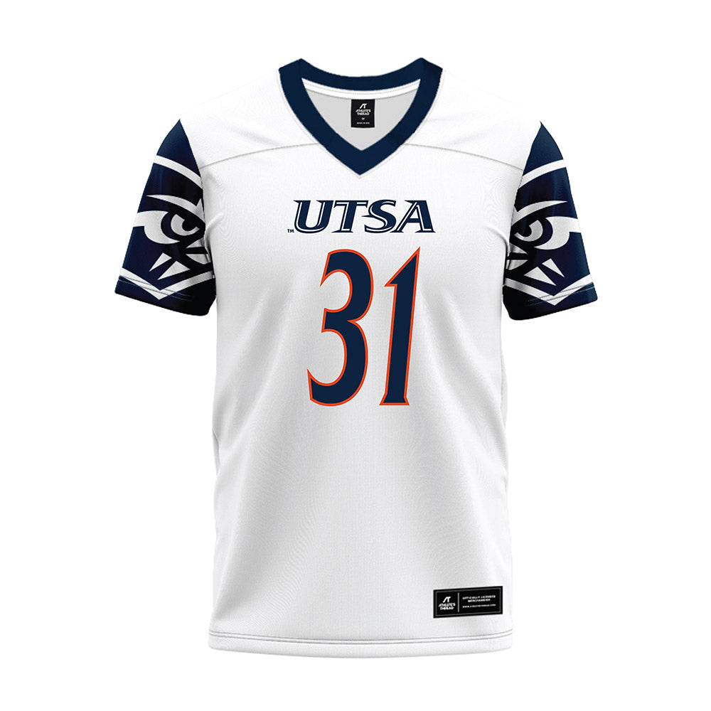 UTSA - NCAA Football : Corey Lucius Jr - White Premium Football Jersey