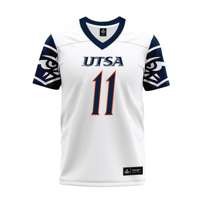 UTSA - NCAA Football : Kelechi Nwachuku - White Premium Football Jersey