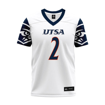 UTSA - NCAA Football : Joshua Cephus - White Premium Football Jersey