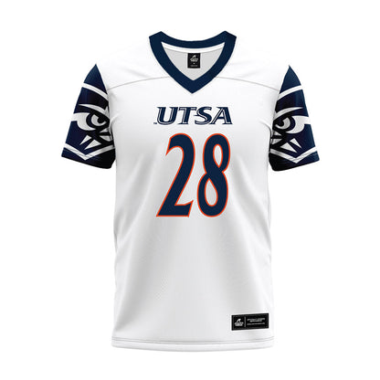 UTSA - NCAA Football : Brandon High - White Premium Football Jersey