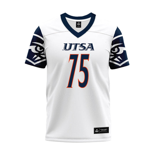 UTSA - NCAA Football : Venly Tatafu - White Premium Football Jersey