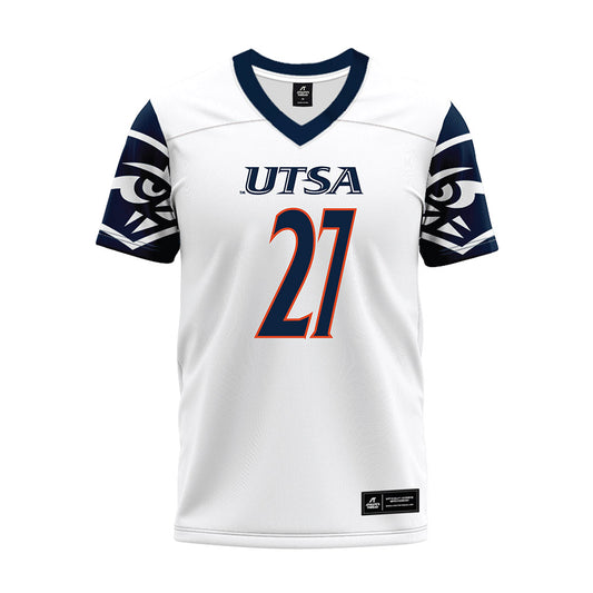 UTSA - NCAA Football : Ja'Kevian Rodgers - White Premium Football Jersey