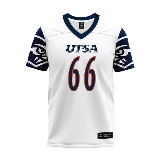 UTSA - NCAA Football : Andrew Alvarado - White Premium Football Jersey