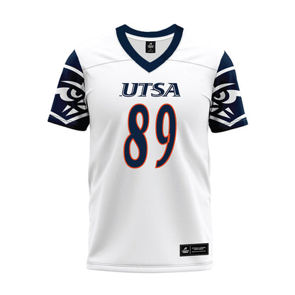 UTSA - NCAA Football : Patrick Overmyer - White Premium Football Jersey