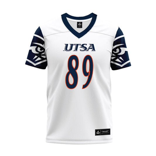 UTSA - NCAA Football : Patrick Overmyer - White Premium Football Jersey