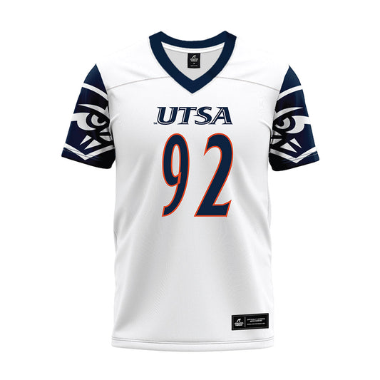 UTSA - NCAA Football : Matthew O'Brien - White Premium Football Jersey