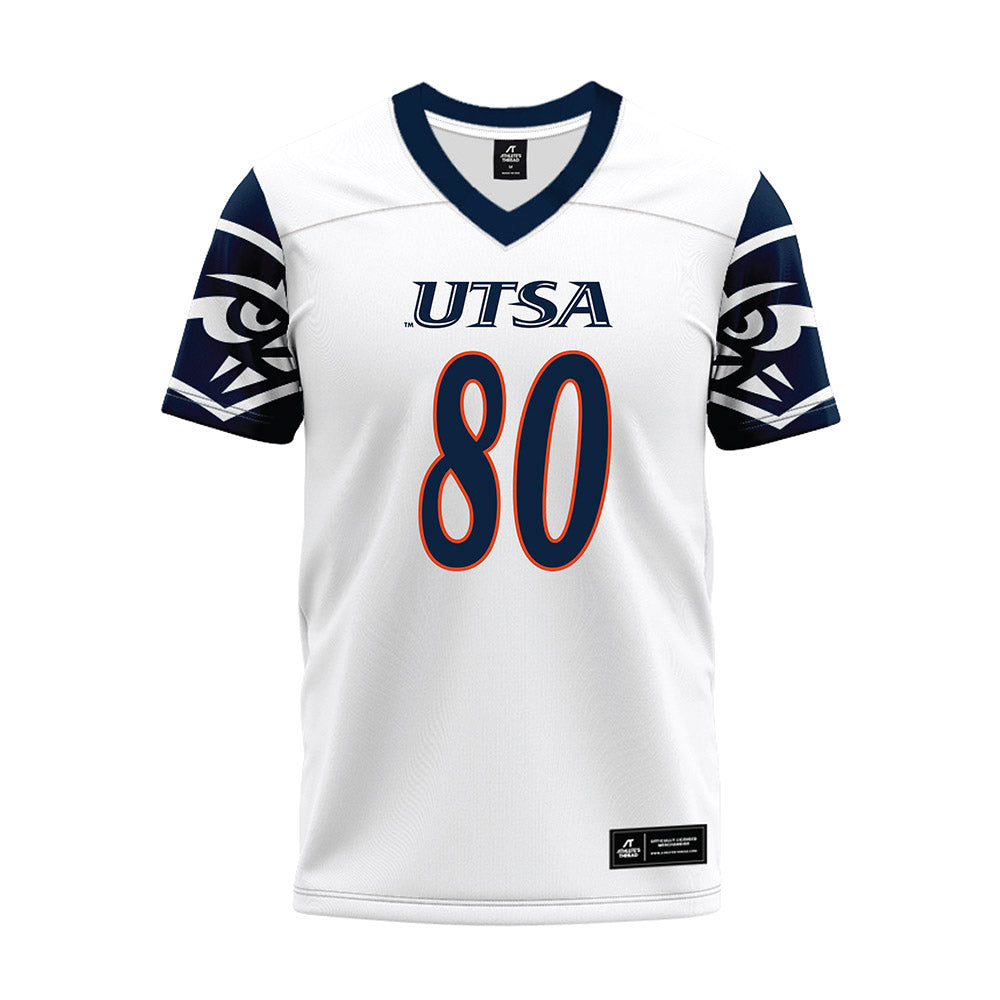 UTSA - NCAA Football : Dan Dishman - White Premium Football Jersey