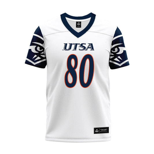 UTSA - NCAA Football : Dan Dishman - White Premium Football Jersey