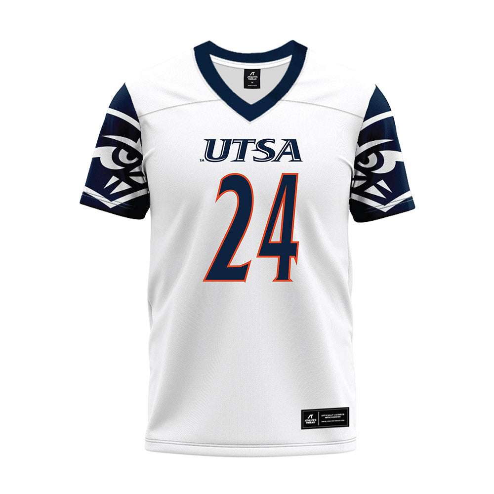 UTSA - NCAA Football : Jalen Rainey - White Premium Football Jersey