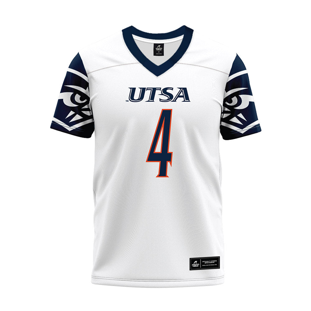 UTSA - NCAA Football : Ken Robinson - White Premium Football Jersey