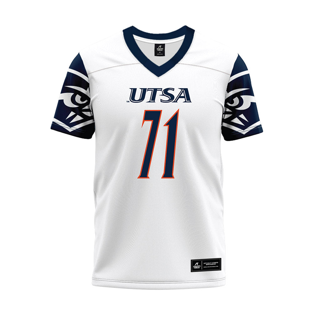 UTSA - NCAA Football : Jaylen Garth - White Premium Football Jersey