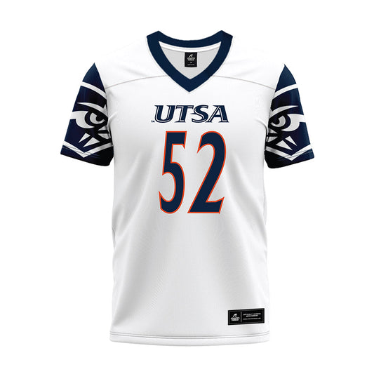 UTSA - NCAA Football : Cade Collenback - White Premium Football Jersey