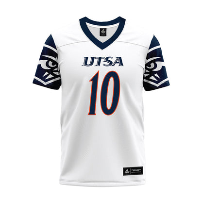 UTSA - NCAA Football : Martavius French - White Premium Football Jersey