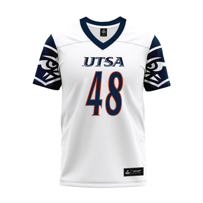 UTSA - NCAA Football : Christopher Bryson - White Premium Football Jersey