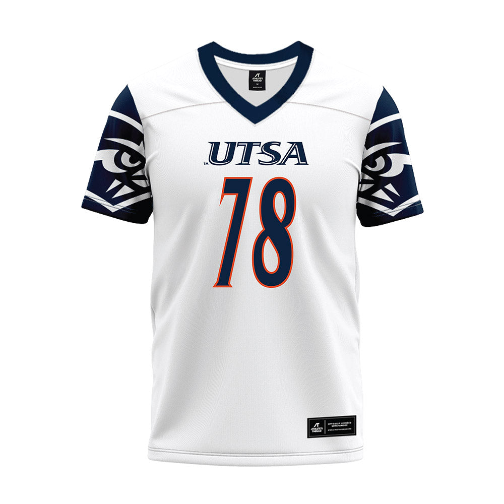 UTSA - NCAA Football : DJ Quaite - White Premium Football Jersey