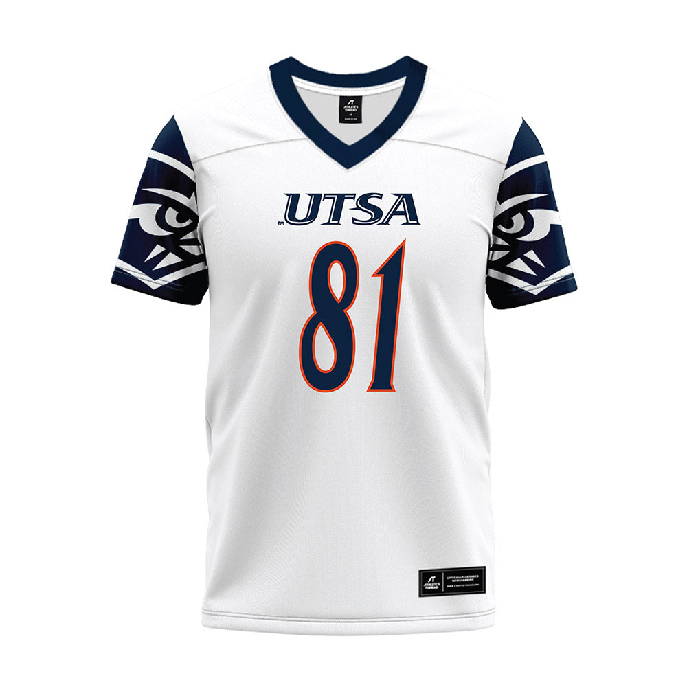 UTSA - NCAA Football : Devin Scura - White Premium Football Jersey