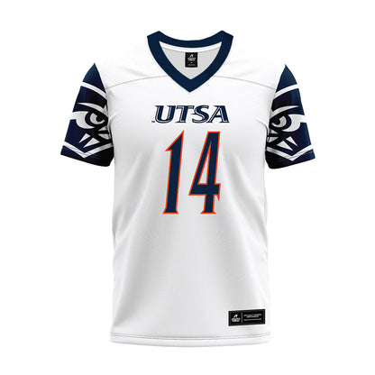 UTSA - NCAA Football : Dywan Griffin - White Premium Football Jersey