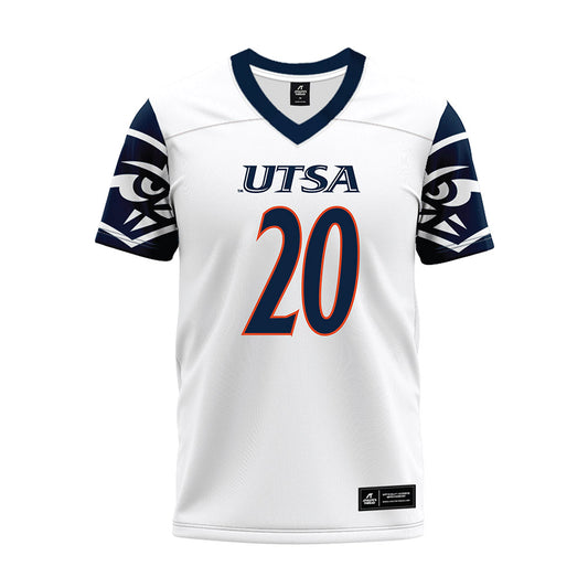 UTSA - NCAA Football : Robert Henry - White Premium Football Jersey