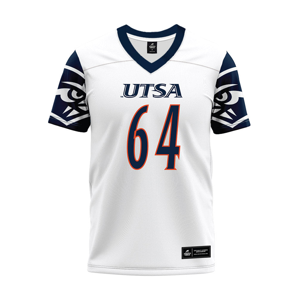 UTSA - NCAA Football : Ernesto Almaraz - White Premium Football Jersey