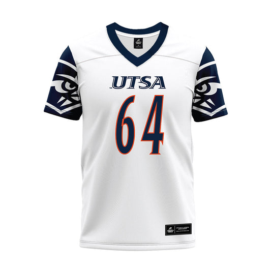 UTSA - NCAA Football : Ernesto Almaraz - White Premium Football Jersey