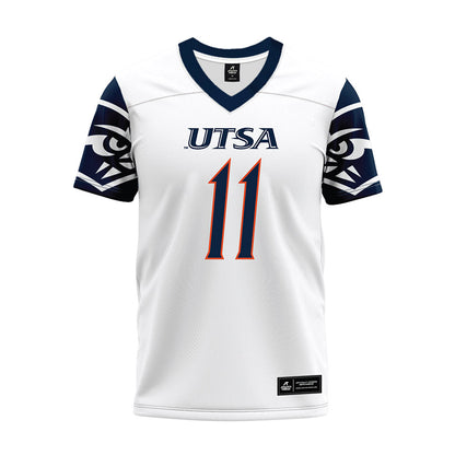 UTSA - NCAA Football : Zah Frazier - White Premium Football Jersey