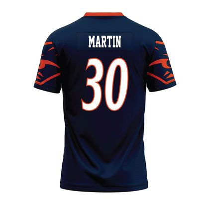 UTSA - NCAA Football : Davin Martin - Navy Premium Football Jersey