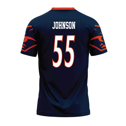 UTSA - NCAA Football : Amare Johnson - Navy Premium Football Jersey