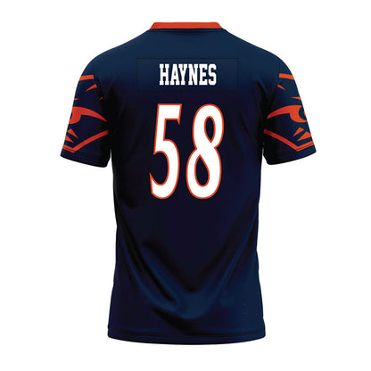 UTSA - NCAA Football : Terrell Haynes - Navy Premium Football Jersey