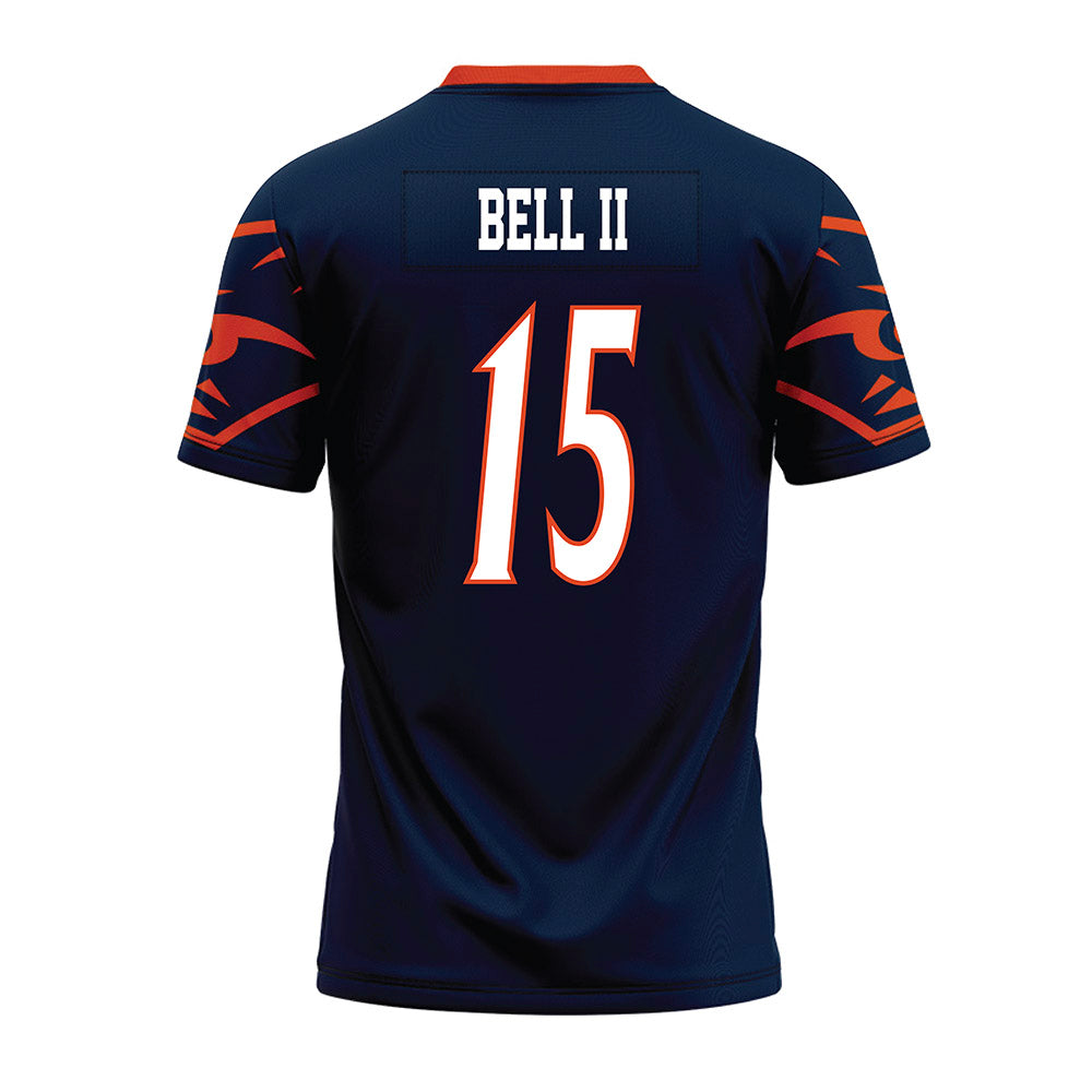 UTSA - NCAA Football : Trumane Bell II - Navy Premium Football Jersey