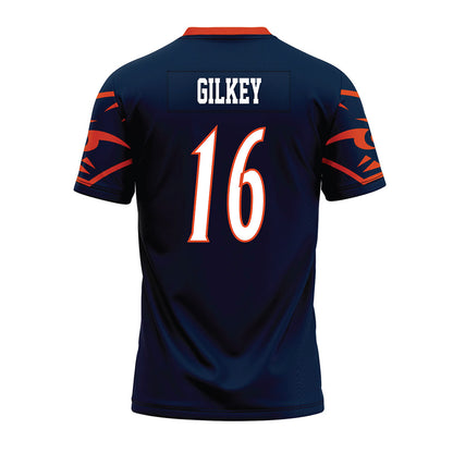 UTSA - NCAA Football : Jackson Gilkey - Navy Premium Football Jersey