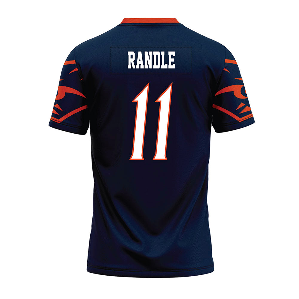 UTSA - NCAA Football : Brevin Randle - Navy Premium Football Jersey