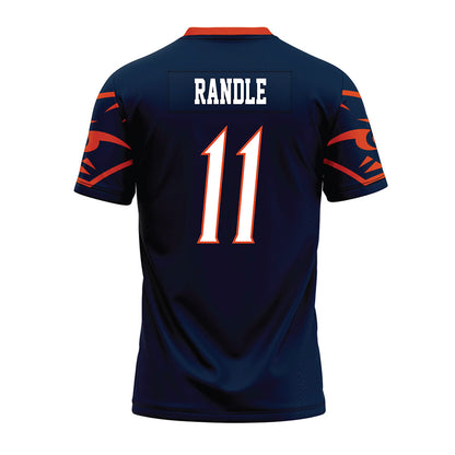 UTSA - NCAA Football : Brevin Randle - Navy Premium Football Jersey