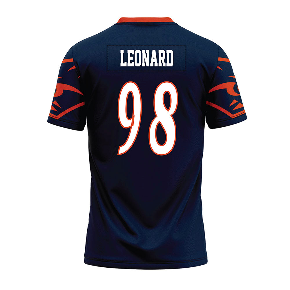 UTSA - NCAA Football : Tai Leonard - Navy Premium Football Jersey