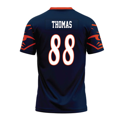 UTSA - NCAA Football : Houston Thomas - Navy Premium Football Jersey