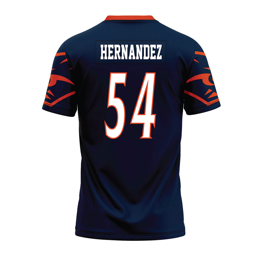 UTSA - NCAA Football : Caleb Hernandez - Navy Premium Football Jersey