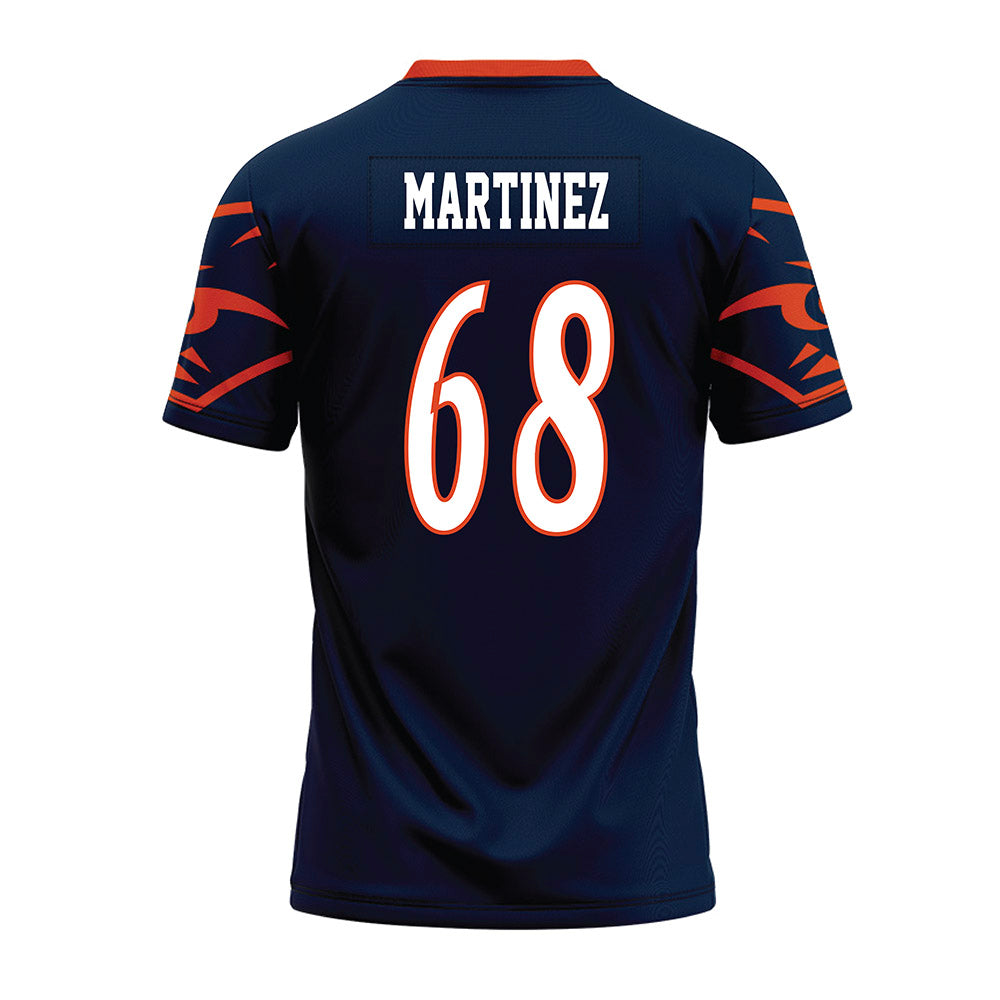 UTSA - NCAA Football : Frankie Martinez - Navy Premium Football Jersey