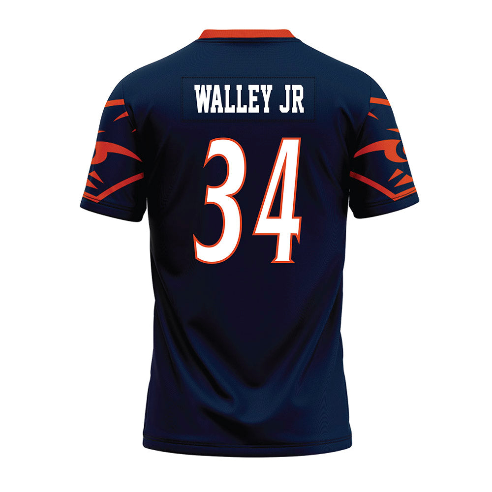 UTSA - NCAA Football : James Walley Jr - Navy Premium Football Jersey